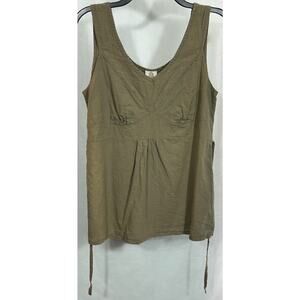 Satori Divine Movement Green Hemp Organic Cotton Tank Top Women’s Large